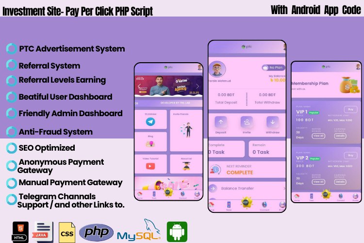PTC Investment Website Gen-5