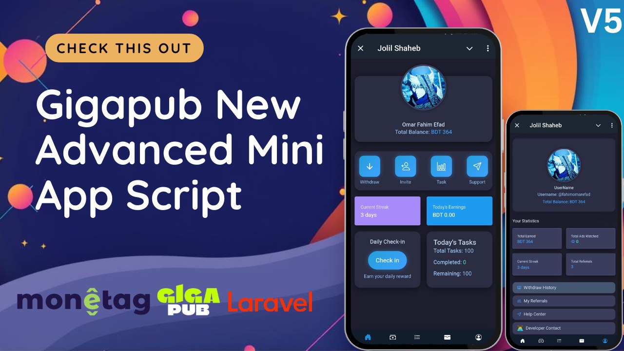 Telegram Mini App G-2 (TMA) Laravel-11